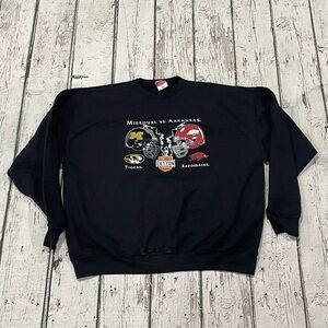 Missouri versus Arkansas 2008 Cotto Bowl NCAA Football Crewneck Sweatshirt